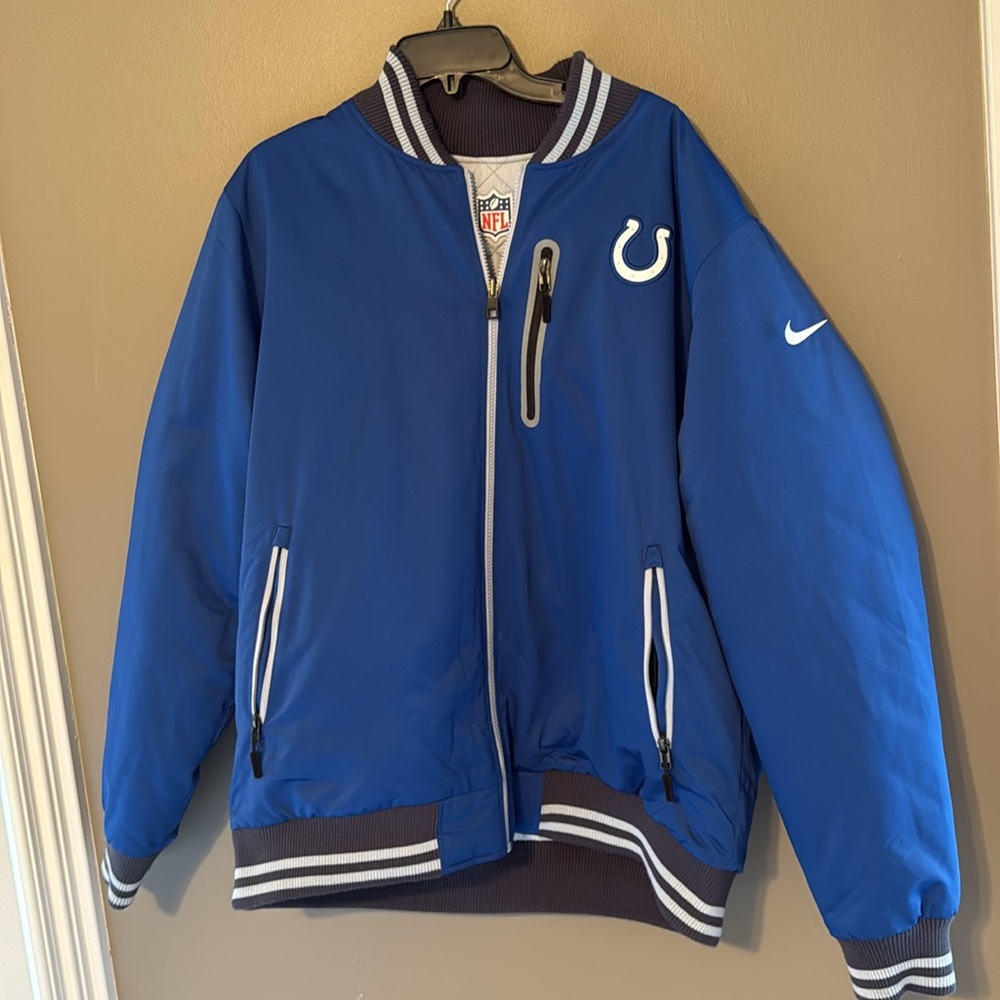 Nike Indianapolis colts Quilted Reversible Coat